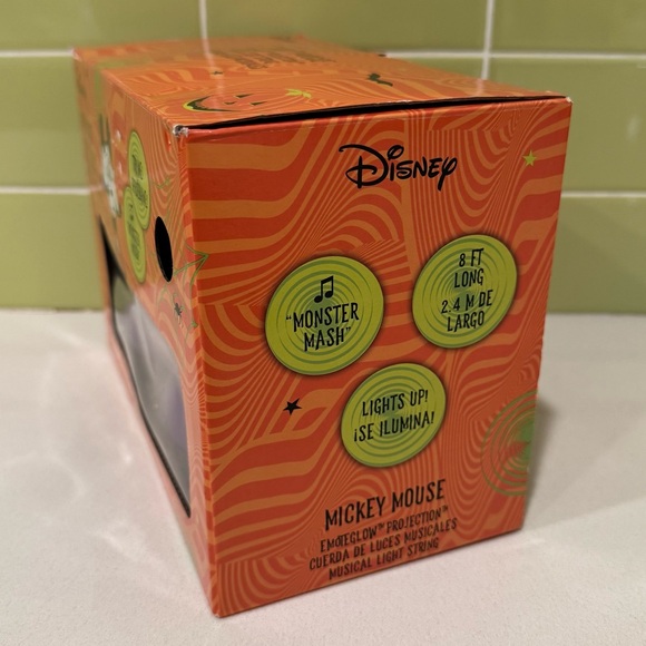 Disney Mickey Mouse Emoteglow Purple Light String - Picture 3 of 7